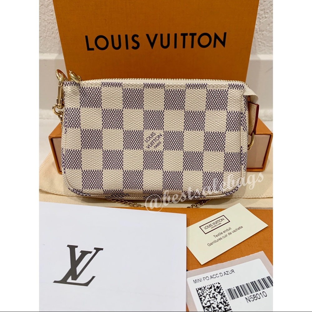 ❌SOLD❌ New Auth Louis Vuitton Mini Pochette Azur